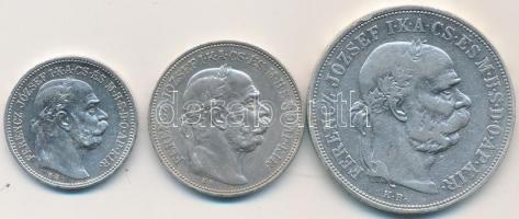 1900KB 5K Ag "Ferenc József" + 1913KB 2K Ag "Ferenc József" + 1915KB 1K Ag &quot...