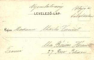 Beregszász, Petőfi utca a Vérke folyóval; kiadja Auer Károly / street by the river TCV