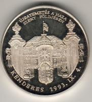 1993. "Horthy Miklós-Kenderes" fehérfém érme T:PP