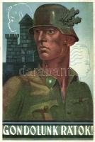 'Gondolunk rátok' Székesfehérvári Bajtársi Szolgálat / WWII charity call s: Nagy Lajos