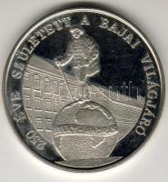 1989. MÉE "Baja-Jelky András" fehérfém érem T:PP