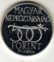 1986. 500Ft Ag "Buda visszafoglalása" T:PP