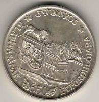 1984. MÉE "Gyöngyös" Ag 42g érme T:BU