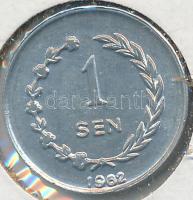 Indonézia / Irian Barat 1962. 1s "Mohammed Ahmad Sukarno" T:2 Indonesia / Irian Barat 1962. 1 Sen "Mohammed Ahmad Sukarno" C:XF Krause KM# 5