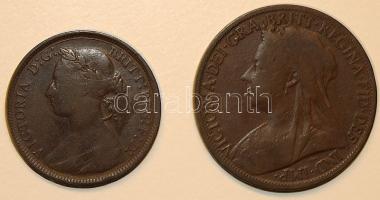 Nagy-Britannia 1891. 1/2P + 1901. 1P Victoria Br T:3