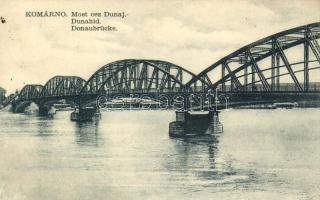 Komárom, Duna híd / bridge, L. H. K. No. 18. (EK)