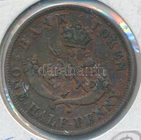 Kanada / Felső Kanada / Brit adminisztráció 1854. 1/2p T:2-,3 Canada / Upper Canada / British administration 1854. 1/2 Penny C:VF,F Krause KM# Tn2