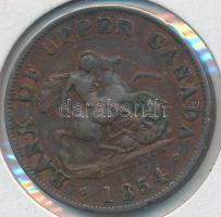 Kanada / Felső Kanada / Brit adminisztráció 1854. 1/2p T:2-,3
Canada / Upper Canada / British admini...