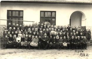 Ajka, Elemi iskola, osztály csoportkép photo (EM)