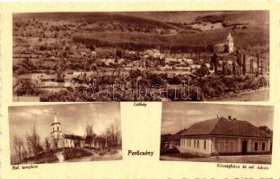 Perőcsény, Községháza, református iskola