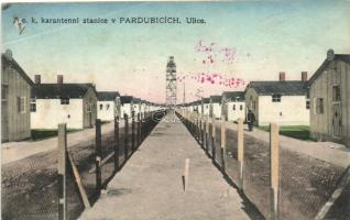 Pardubice, karantenní stanice, Ulice / quarantine station, barrack, street