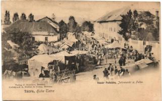Tátra, Felka, vásár / market place (vágott / cut)