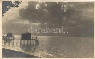 Siófok, alkonyat, strand (EM)