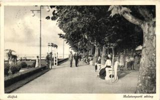 Siófok, Balaton parti sétány