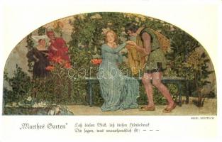 Leipzig, Auerbachs Keller, painting, Marthes Garten s: Rentsch