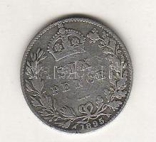 Nagy-Britannia 1895. 6P Ag Victoria T:3-