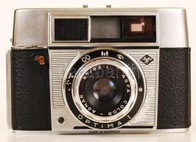 Agfa Optima I. Angar 1:2,8/45 objektívvel, bőr tokkal, tisztításra szoruló szerkezettel / Camera with leather case wűneeds cleaning