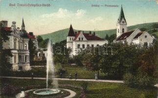 Trencsénteplic-fürdő, Sétány / promenade (EB)