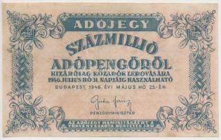 1946. 100.000.000AP T:restaurált Adamo P55