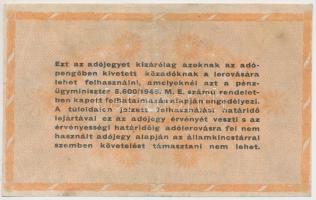 1946. 100.000.000AP T:restaurált
Adamo P55