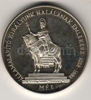 1988. MÉE "Szent István" Ag 36g T:PP