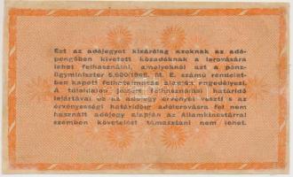 1946. 100.000.000AP (vékony papír) T:restaurált
Adamo P55A