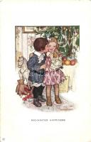 Mid-winter happiness, Young America Cute Children Series 950. artist signed