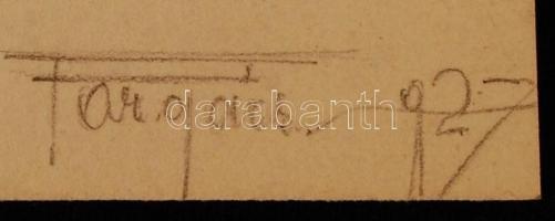 1927 Forgács (Miklós?) (Arad): Téli városkép, carbronyomat (a korszak – ritkán felbukkanó ...