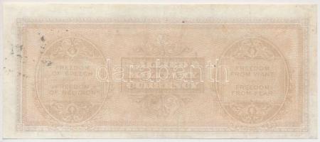 Olaszország/nemzetközi megszállás 1943. 100L T:restaurált (hátlapon kis foltok)
Italy/Allied Militar...