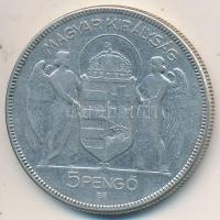 1930. 5P Ag "Horthy jobbra" T:3 Adamo P8