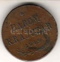 1849NB 3kr "Szabadságharc" T:2/2-