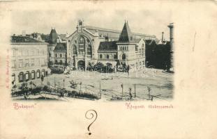 Budapest IX. Központi vásárcsarnok, gyógyszertár, villamos (EK)