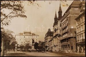 cca 1930-1940 Budapest, Petőfi tér, 11x16 cm