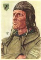 Stukaflieger; 20 Pf. Spende für die DDA-Schulsammlung / WWII German pilot s: W. Willrich