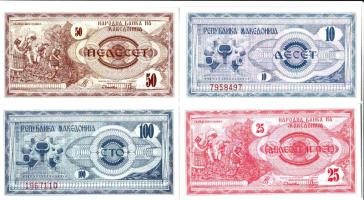 Macedonia 6 db klf bankjegy T:I