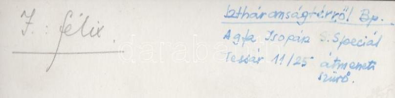 cca 1930-1940 Budapest, Budai vár, Szentháromság tér a parkosítás előtti állapotban, 18x12 cm