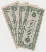 Kína DN 1$ + 5$ + 10.000$ + 100.000$ játékpénz T:II,II-
China ND 1 Dollar + 5 Dollars + 10.000 Dolla...
