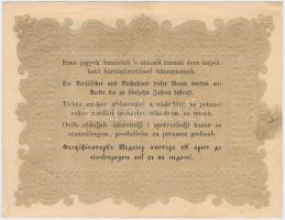 1848. 10Ft "Kossuth bankó" T:II- foltos
Hungary 1848. 10 Forint C:VF stained
Adamo G111