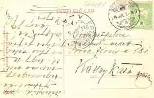 Székelyhíd, Posta és adóhivatal; Gottlieb nyomda és papírkereskedés kiadása / post and tox office