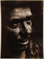 1973 Fejér Gábor: Portré, feliratozva, 23x17 cm