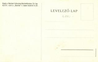 Balatoni fürdők, a Balatoni Szövetség turisztikai reklámlapja / Hungarian tourism, advertisement