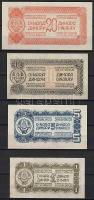 Jugoszlávia 1944. 1D, 5D, 10D, 20D T:I