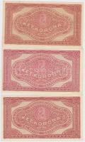 1920. 2K (3x) "2aa", "2ab" csillaggal, "2ab" vékony csillaggal T:I,I-
...