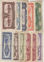 Kína 70 db klf régi bankjegy T:I-,II,III