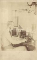 1917  K.u.K. navy, a telegraph officer of SMS Blitz, photo