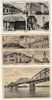 Komárom - 3 db régi képeslap / 3 old postcards