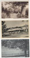 Parádfürdő - 3 db régi képeslap / 3 old postcards