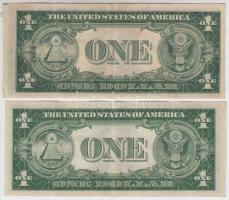 Amerikai Egyesült Államok 1935. 1$ (2x) T:III
USA 1935. 1 Dollar (2x) C:F