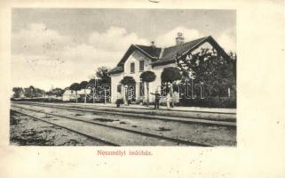 Neszmély, Vasútállomás; Nobel Adolf kiadása (EK)