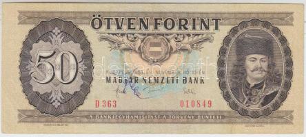 1983. 50Ft "Fekete János saját aláírásával" T:III Adamo F23